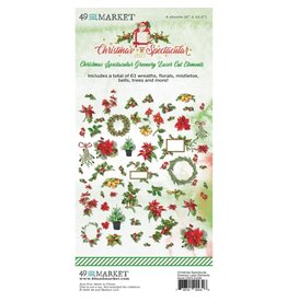 49 AND MARKET 49 AND MARKET CHRISTMAS SPECTACULAR 2023 GREENERY 6x12 LASER CUT ELEMENTS  61/PK