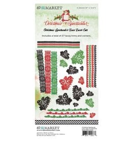 49 AND MARKET 49 AND MARKET CHRISTMAS SPECTACULAR 2023 LACE 6x12 LASER CUT ELEMENTS  27/PK