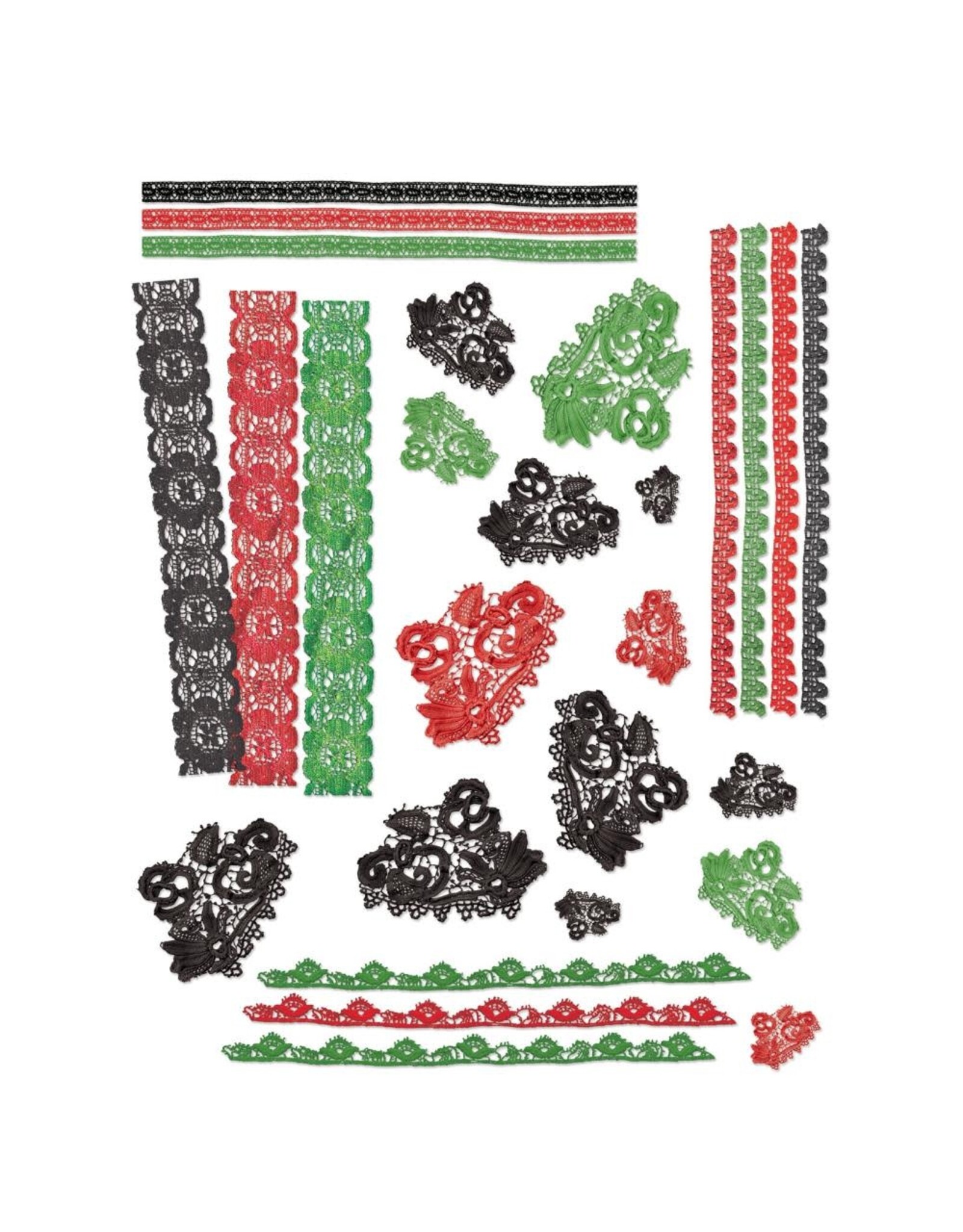 49 AND MARKET 49 AND MARKET CHRISTMAS SPECTACULAR 2023 LACE 6x12 LASER CUT ELEMENTS  27/PK