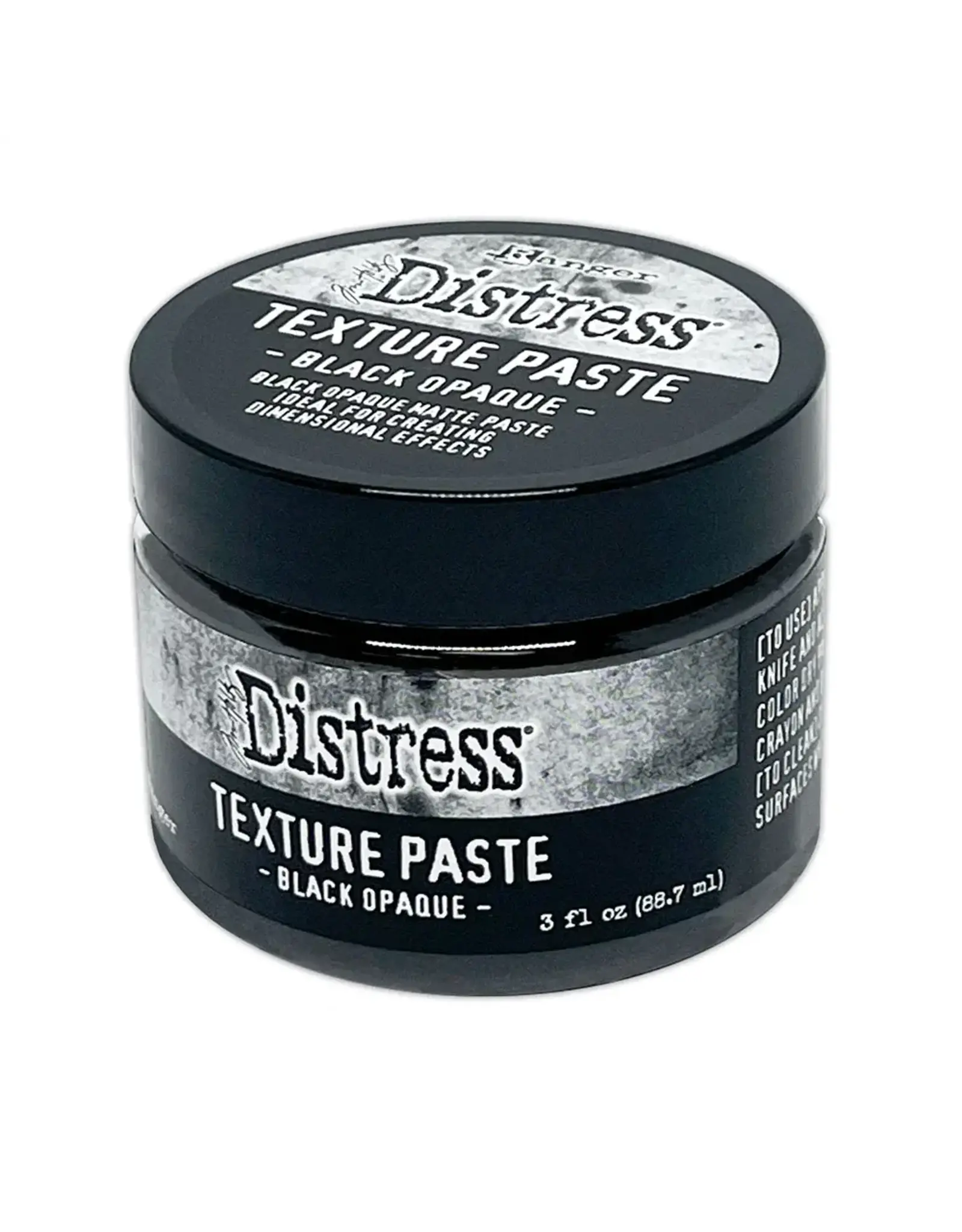 RANGER RANGER TIM HOLTZ DISTRESS BLACK OPAQUE TEXTURE PASTE  3oz