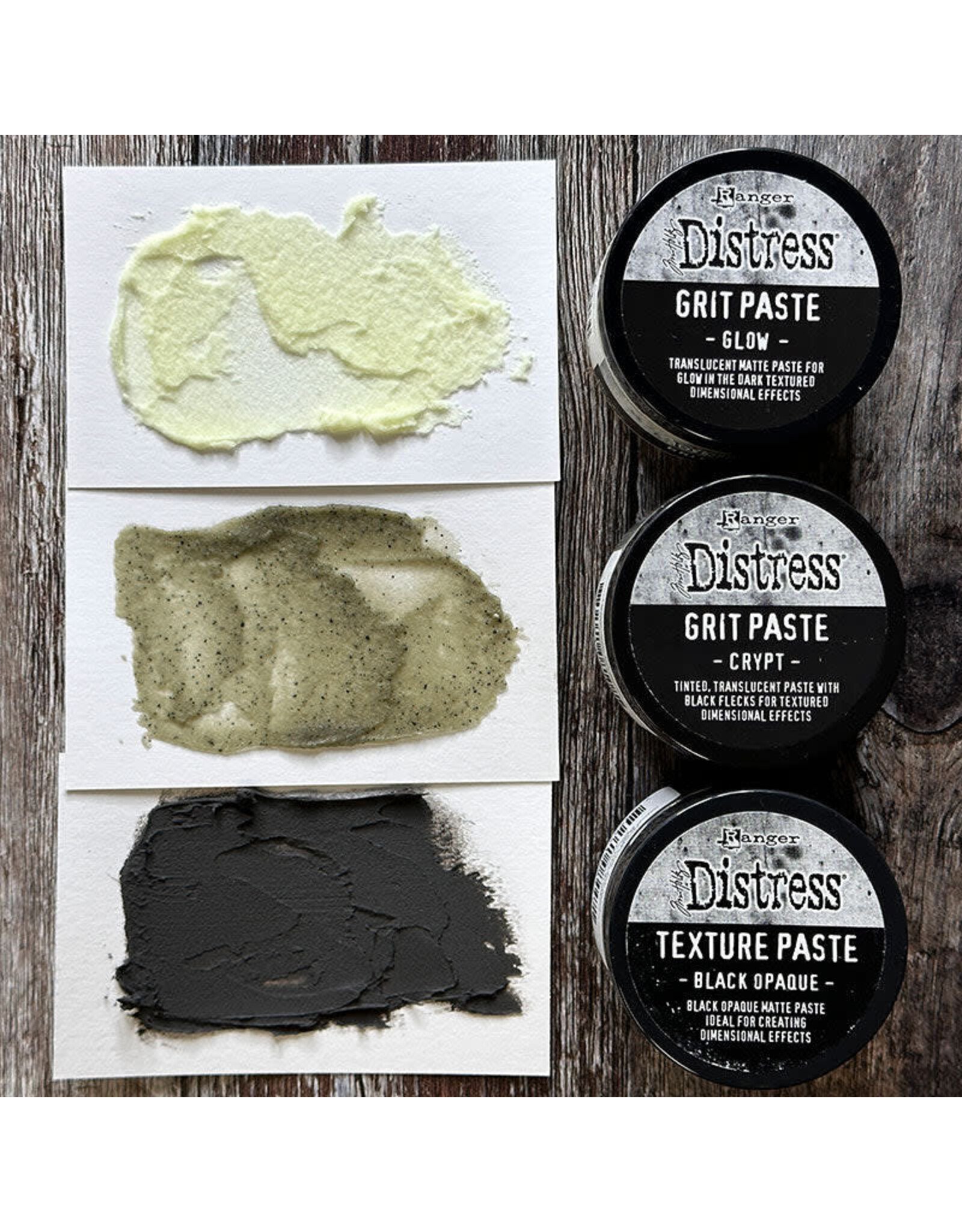 RANGER RANGER TIM HOLTZ DISTRESS BLACK OPAQUE TEXTURE PASTE  3oz