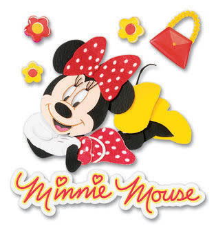 EK SUCCESS EK SUCCESS STICKERS - MINNIE 6PC