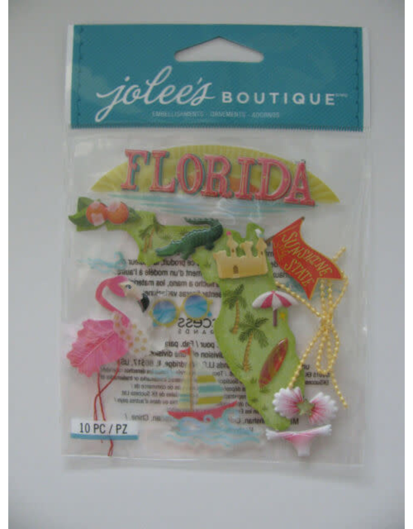 JOLEE’S JOLEE'S BOUTIQUE FLORIDA 3D STICKERS