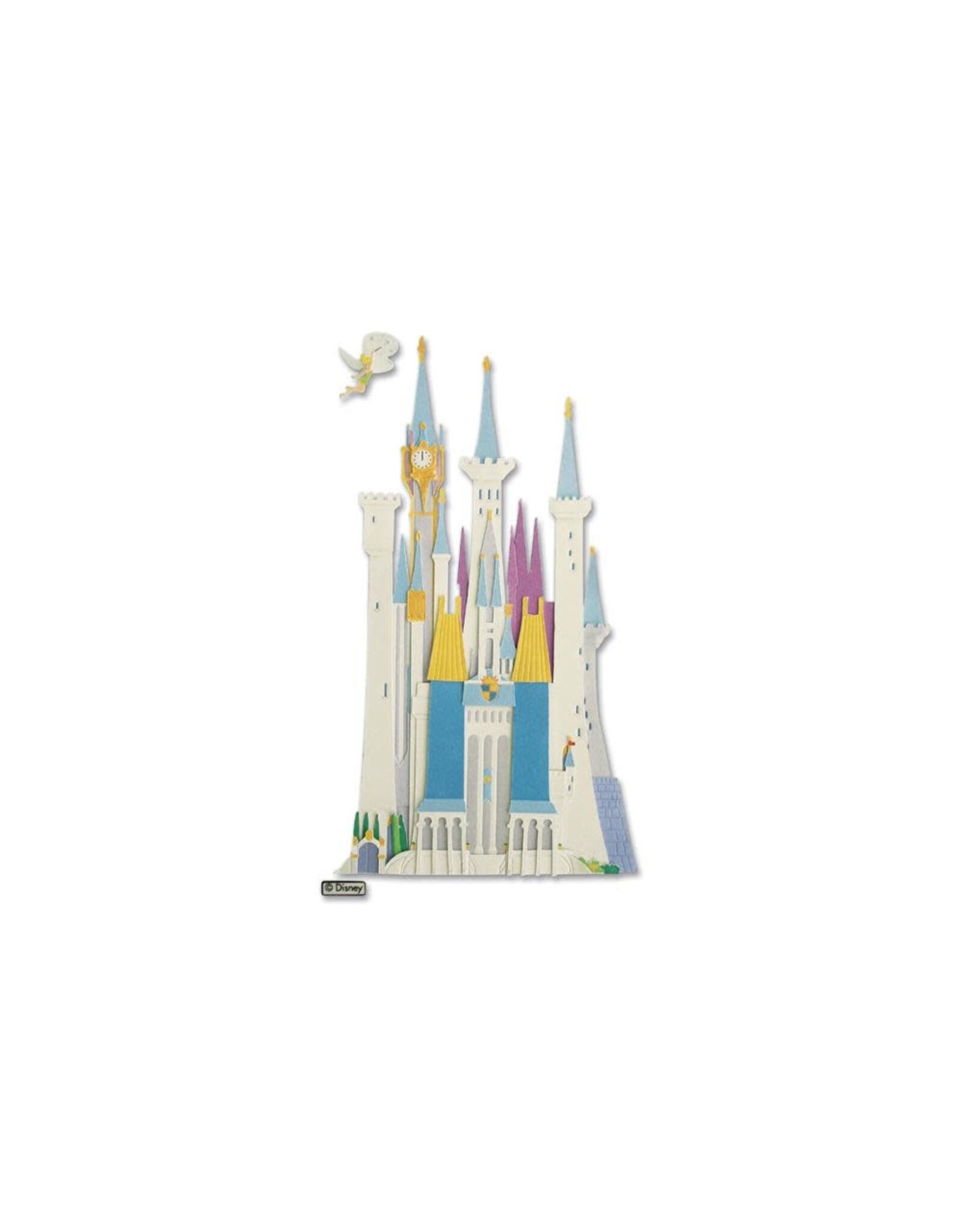EK SUCCESS DISNEY CASTLE DIMENSIONAL STICKERS 10PC
