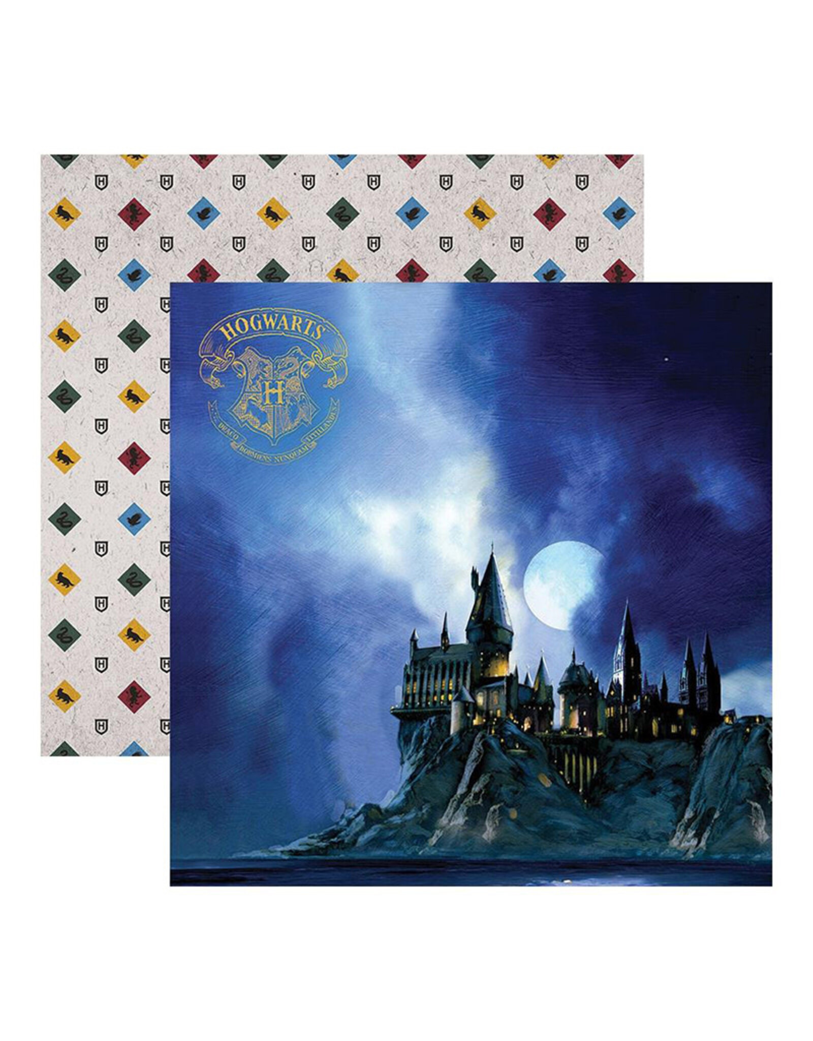 PAPER HOUSE PRODUCTIONS PAPER HOUSE HARRY POTTER HOGWARTS AT NIGHT PAPER 12X12