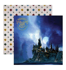 PAPER HOUSE PRODUCTIONS PAPER HOUSE HARRY POTTER HOGWARTS AT NIGHT PAPER 12X12