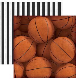 PAPER HOUSE PRODUCTIONS PAPER HOUSE PRODUCTIONS ALL STAR BASKETBALL BASKETBALLS 12X12 CARDSTOCK