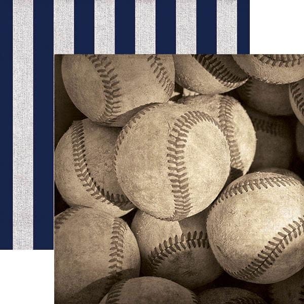 PAPER HOUSE PRODUCTIONS PAPER HOUSE PRODUCTIONS ALL STAR BASEBALL BASEBALLS 12X12 CARDSTOCK