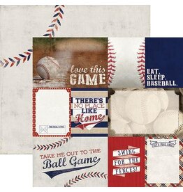 PAPER HOUSE PRODUCTIONS PAPER HOUSE PRODUCTIONS ALL STAR BASEBALL BASEBALL TAGS 12X12 CARDSTOCK