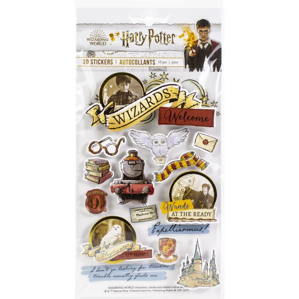 PAPER HOUSE PRODUCTIONS PAPER HOUSE HARRY POTTER WATERCOLORS 3D STICKERS