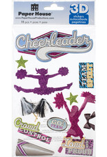 PAPER HOUSE PRODUCTIONS PAPER HOUSE CHEERLEADING 3D STICKERS
