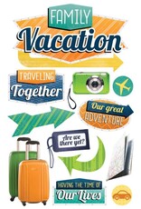 PAPER HOUSE PRODUCTIONS PAPER HOUSE FAMILY VACATION 3D STICKERS