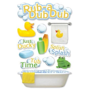 PAPER HOUSE PRODUCTIONS PAPER HOUSE RUB A DUB DUB 3D STICKERS