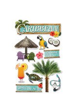 PAPER HOUSE PRODUCTIONS PAPER HOUSE CARIBBEAN 3D STICKERS