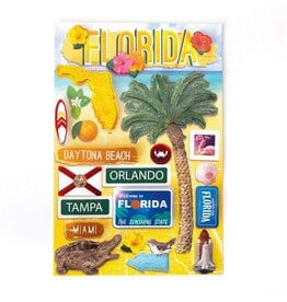 PAPER HOUSE PRODUCTIONS PAPER HOUSE DESTINATIONS FLORIDA 3D STICKERS