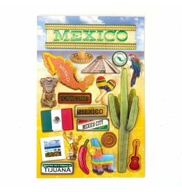 PAPER HOUSE PRODUCTIONS PAPER HOUSE DESTINATIONS MEXICO 3D STICKERS