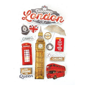 PAPER HOUSE PRODUCTIONS PAPER HOUSE DISCOVER LONDON 3D STICKERS