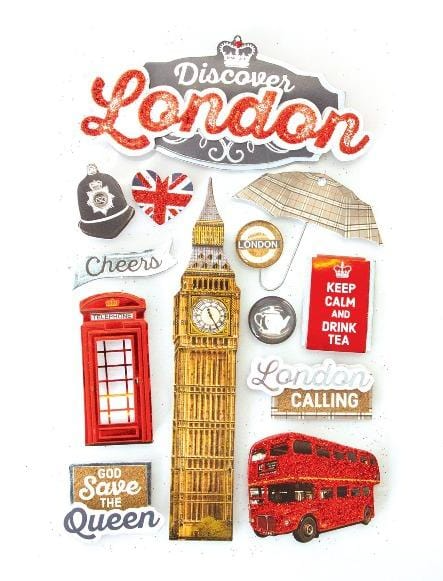 PAPER HOUSE PRODUCTIONS PAPER HOUSE DISCOVER LONDON 3D STICKERS