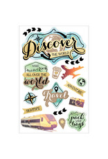 PAPER HOUSE PRODUCTIONS PAPER HOUSE DISCOVER THE WORLD 3D STICKERS