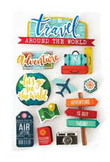 PAPER HOUSE PRODUCTIONS PAPER HOUSE TRAVEL AROUND THE WORLD 3D STICKERS