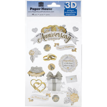 PAPER HOUSE PRODUCTIONS PAPER HOUSE ANNIVERSARY 3D STICKERS