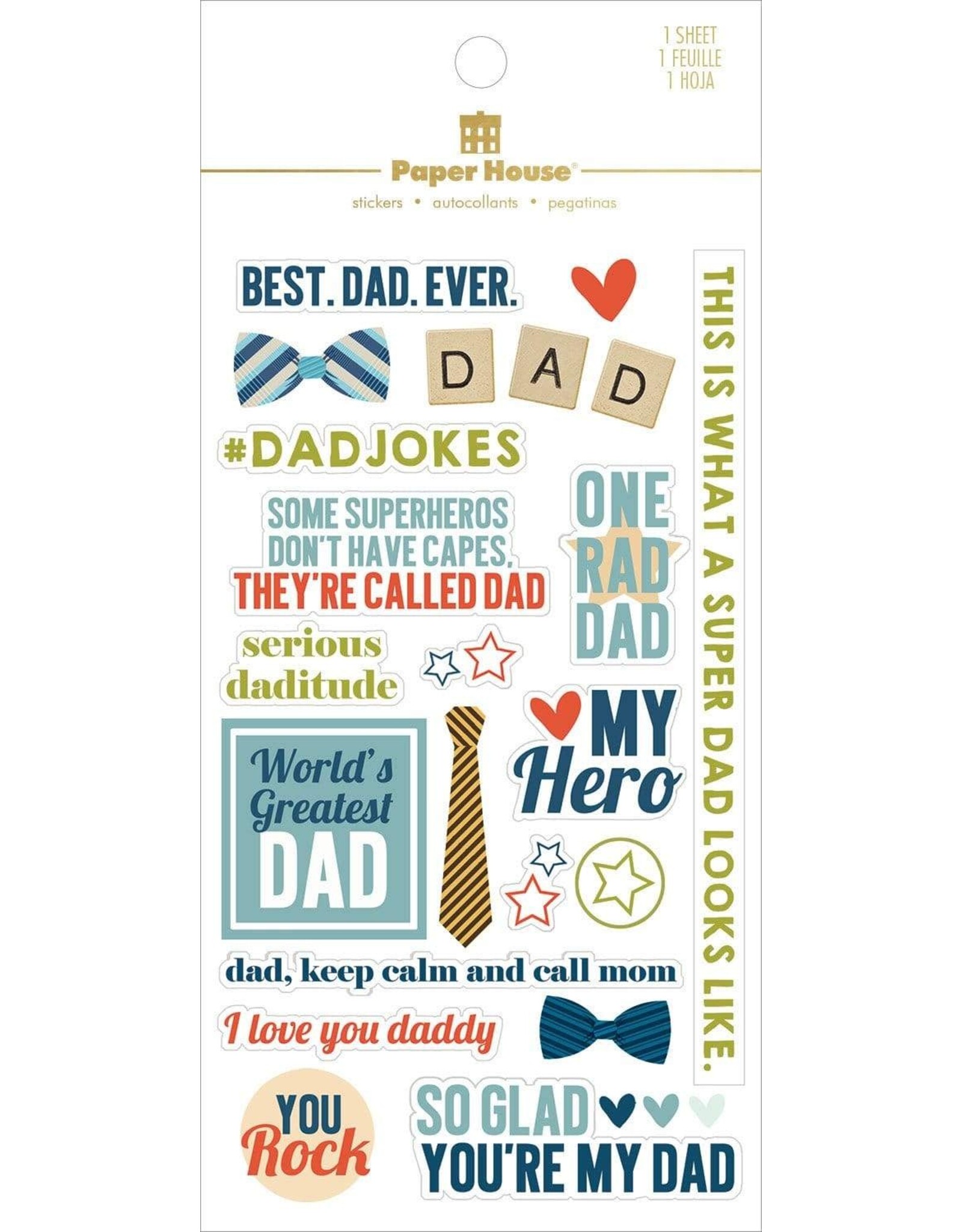 PAPER HOUSE PRODUCTIONS PAPER HOUSE DAD STICKERS