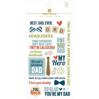 PAPER HOUSE PRODUCTIONS PAPER HOUSE DAD STICKERS