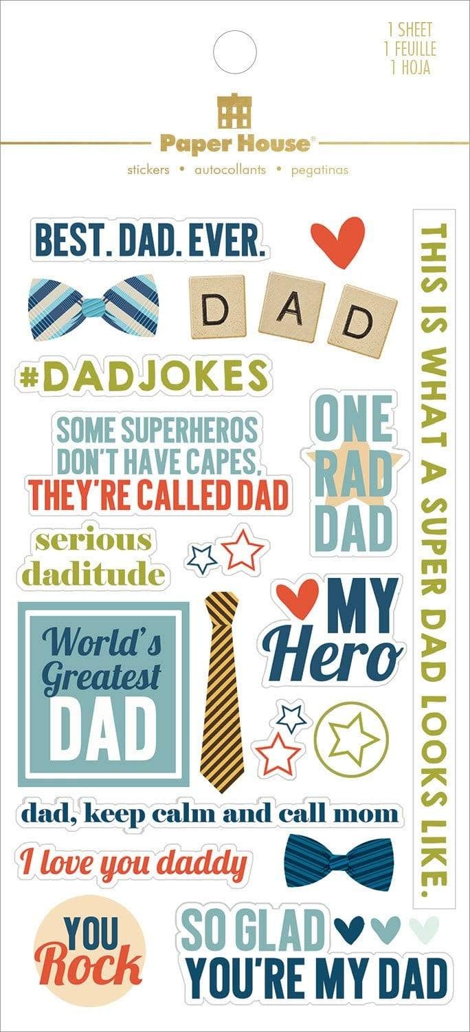 PAPER HOUSE PRODUCTIONS PAPER HOUSE DAD STICKERS