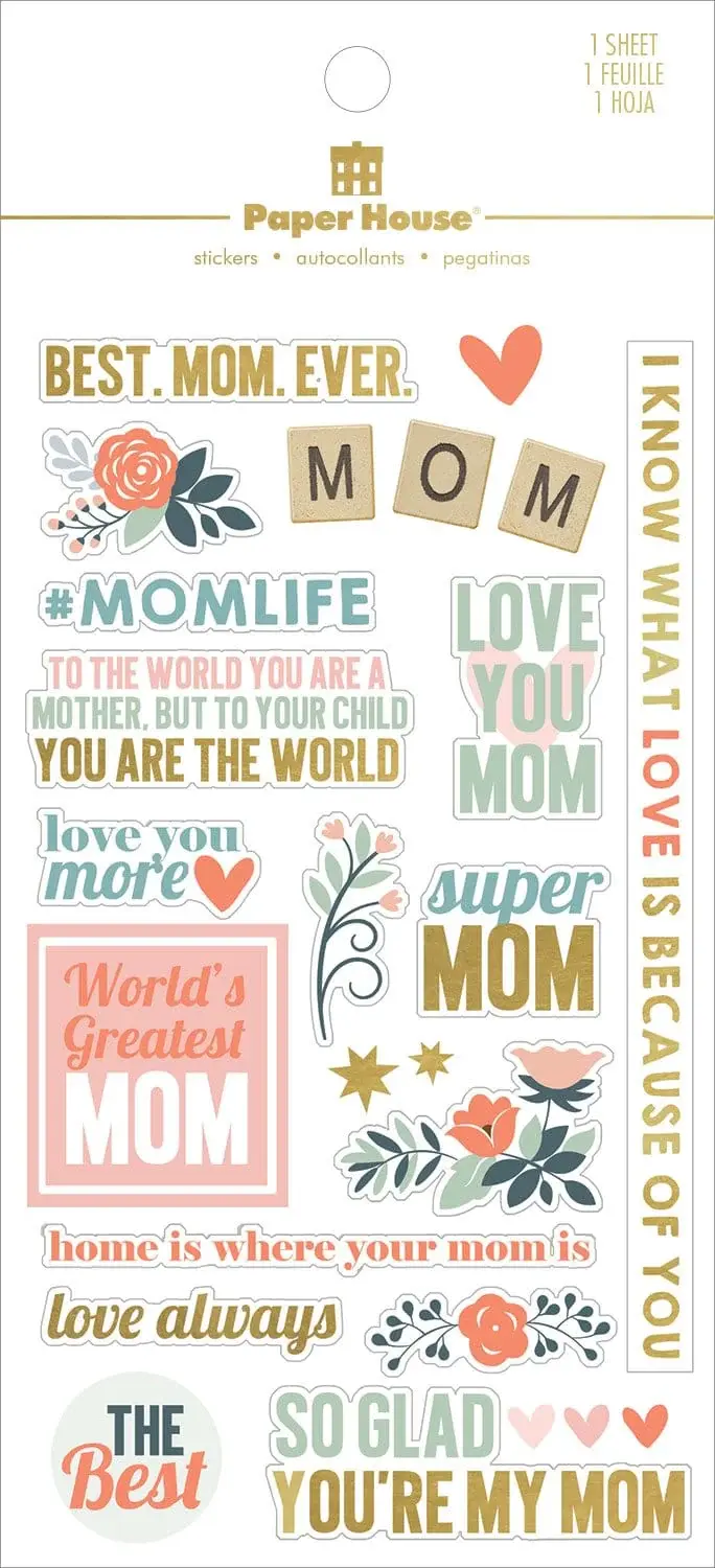PAPER HOUSE MOM FAMILY STICKERS Scrapbook Centrale