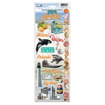 PAPER HOUSE PRODUCTIONS PAPER HOUSE FLORIDA CARDSTOCK STICKERS