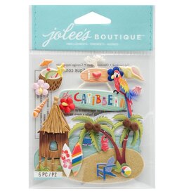 JOLEE’S JOLEES BOUTIQUE 3D STICKERS CARIBBEAN