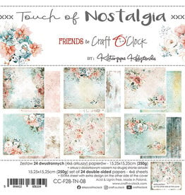 CRAFT O'CLOCK CRAFT O'CLOCK TOUCH OF NOSTALGIA 6x6 PAPER PACK 24 SHEETS