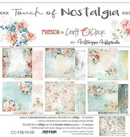 CRAFT O'CLOCK CRAFT O'CLOCK TOUCH OF NOSTALGIA 12x12 COLLECTION PACK 6 SHEETS