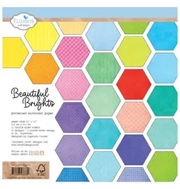 ELIZABETH CRAFT DESIGNS ELIZABETH CRAFT DESIGNS BEAUTIFUL BRIGHTS 12X12 PAPER PACK