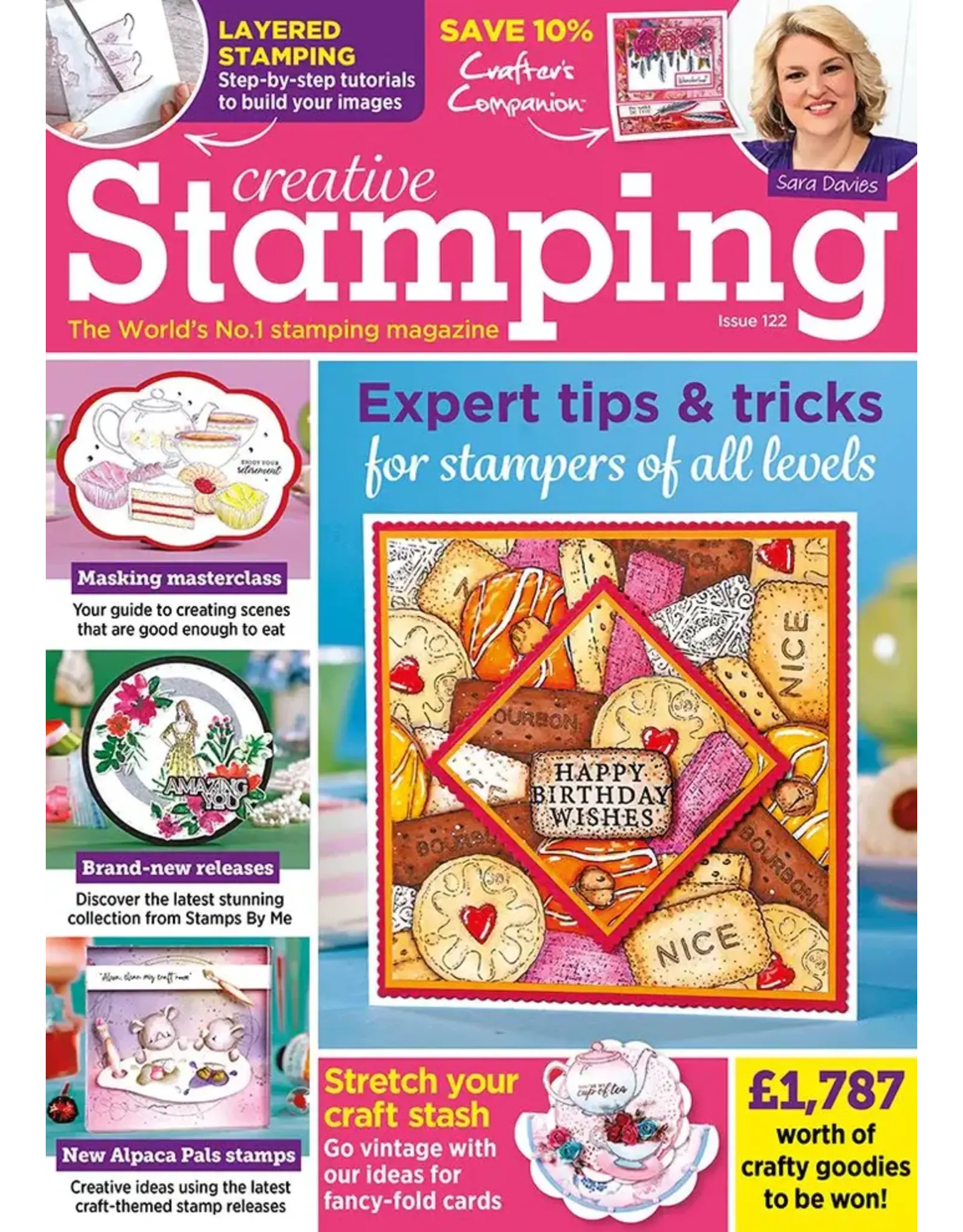 CRAFTERS COMPANION CREATIVE STAMPING - ISSUE 122