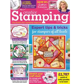 CRAFTERS COMPANION CREATIVE STAMPING - ISSUE 122