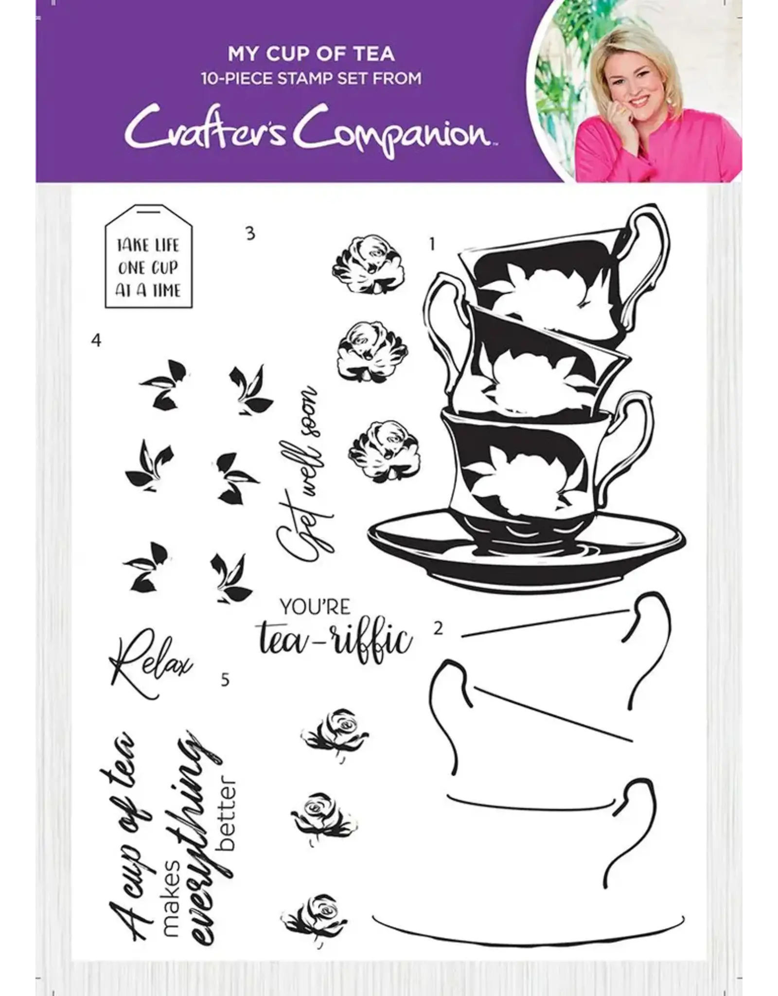 CRAFTERS COMPANION CREATIVE STAMPING - ISSUE 122