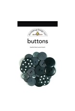 DOODLEBUG DESIGN DOODLEBUG DESIGN BEETLE BLACK ASSORTED BUTTONS