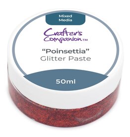 CRAFTERS COMPANION CRAFTERS COMPANION MIXED MEDIA POINSETTIA GLITTER PASTE