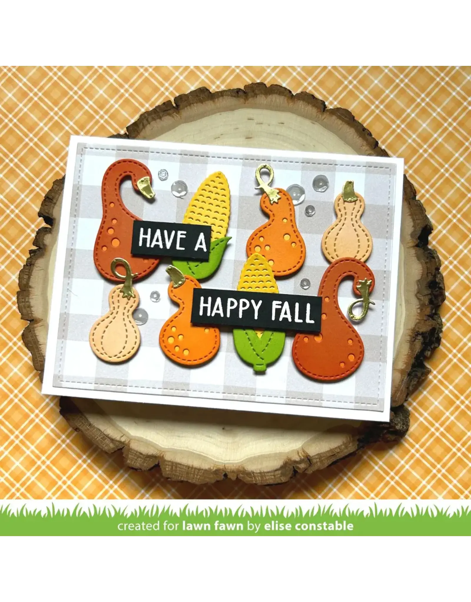 LAWN FAWN LAWN FAWN STITCHED GOURDS DIE SET