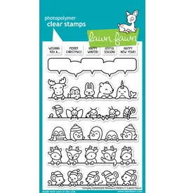 LAWN FAWN LAWN FAWN SIMPLY CELEBRATE WINTER CRITTERS CLEAR STAMP SET