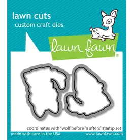 LAWN FAWN LAWN FAWN WOLF BEFORE 'N AFTERS DIE SET