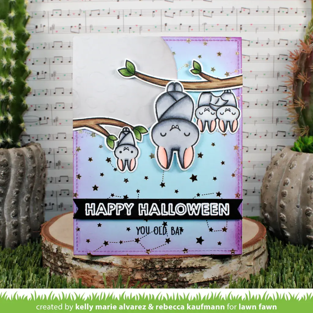 LAWN FAWN LAWN FAWN BATTY FOR YOU CLEAR STAMP SET