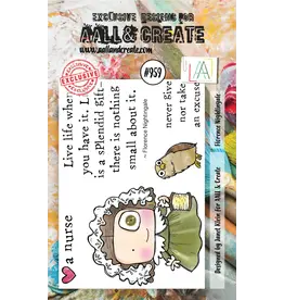 AALL & CREATE AALL & CREATE JANET KLEIN #959 FLORENCE NIGHTINGALE A7 CLEAR STAMP SET