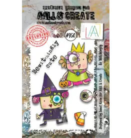 AALL & CREATE AALL & CREATE JANET KLEIN #950 BE WITCHINGLY A7 CLEAR STAMP SET