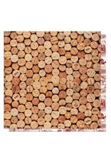 PHOTOPLAY PAPER PHOTOPLAY VINEYARD CORKED 12X12 CARDSTOCK