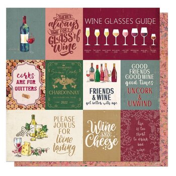 PHOTOPLAY PAPER PHOTOPLAY VINEYARD WELL-AGED 12X12 CARDSTOCK