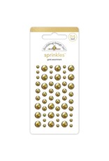 DOODLEBUG DESIGN DOODLEBUG DESIGN HELLO AGAIN GOLD ASSORTMENT SPRINKLES EPOXY STICKERS