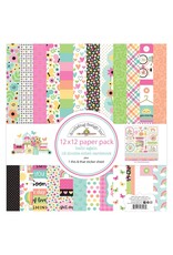 DOODLEBUG DESIGN DOODLEBUG DESIGN HELLO AGAIN 12X12 PAPER PACK