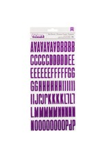 AMERICAN CRAFTS AMERICAN CRAFTS SHIMELLE FIELD MAIN CHARACTER ENERGY ALPHA PURPLE GLITTER THICKERS STICKERS